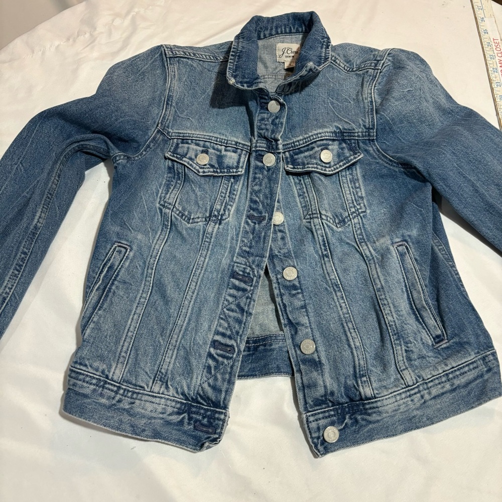 J. Crew Classic Light Blue Denim Jean Jacket